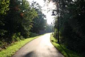 B-line trail in Bloomington, Indiana