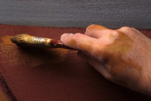 painter's hand